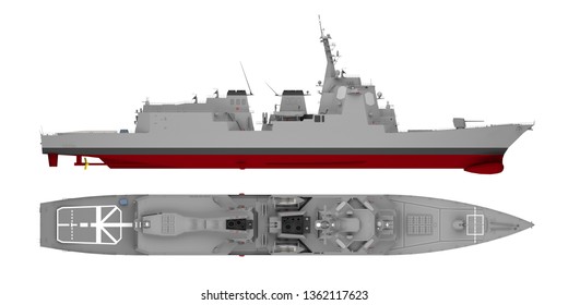 565 Warship Top View Images, Stock Photos & Vectors 