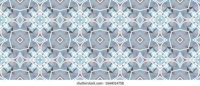 Wash Drawing Transparent Tile Flower Element Stock Illustration ...