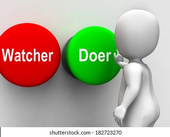 Watcher Doer Buttons Meaning Active Inactive Personality Type