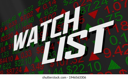 Stockmarket Watchlist