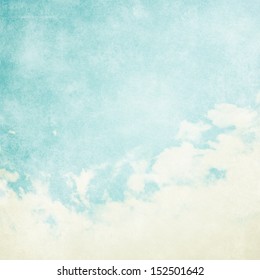 Water Color Like Cloud On Old Stock Illustration 152501642 | Shutterstock