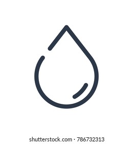 Water drop icon. Isolated splash and water drop icon line style. Premium quality  symbol drawing concept for your logo web mobile app UI design.