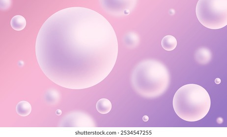 Water drops on gradient background bubble color concept graphic for illustration