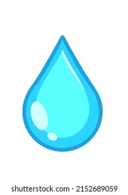 Water Element Cartoon Illustration Isolated Stock Illustration 