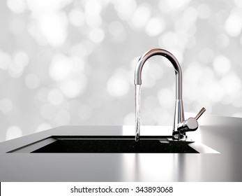 Kitchen Faucet Hd Stock Images Shutterstock