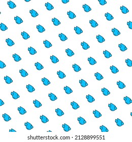 Water Icon Pattern Design And Background Art