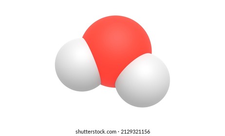 representation of a water molecule