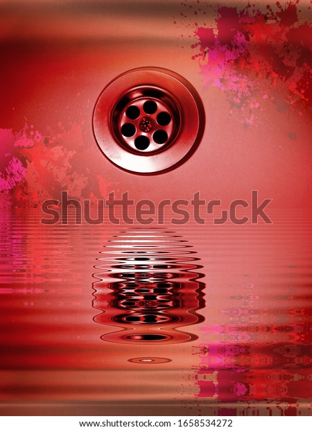 Water Reflection Effect Overlay On Top Stock Illustration 1658534272 ...