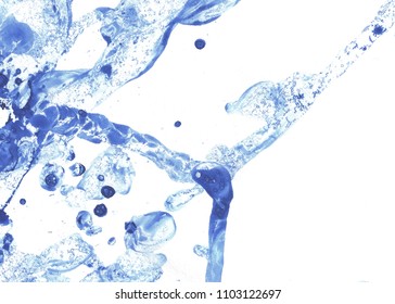 Water Splash On White Paper Abstract Stock Illustration 1103122697 ...