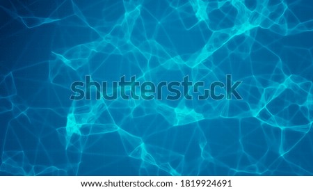 Water surface texture background concept. Top view of pure blue water in the pool with light reflections. 