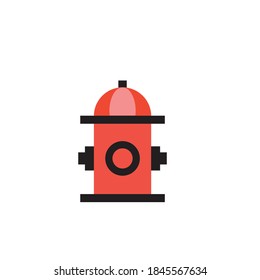 Water Tower Hydrant Flat Line Illustration Stock Illustration ...