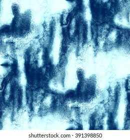 water  waves abstract sea watercolor paint blue seamless texture hand painted  background