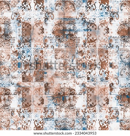 Watercolor abstract bursh effect pattern wallpaper 