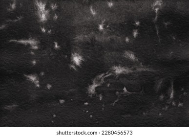 Watercolor  abstract illustration black  textured background and stains   streaks  Drawn by hand and ink paper  For decoration   design 