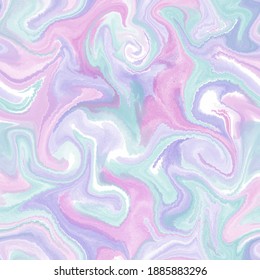 Watercolor abstract pattern. Seamless bright pastel violet and pink texture. Hand painted background.