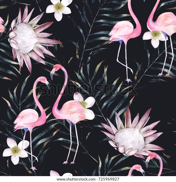 Paling Keren Wallpaper Motif Flamingo