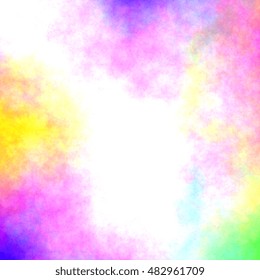 Watercolor Or Airbrush Background - Mix Colors