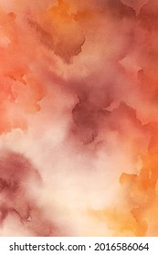 Watercolor Autumn Ombre Background  Abstract Fall Paper Texture for Wedding Invites  Cards  Banners