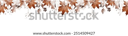 Similar – Image, Stock Photo The sheet 33 Maple tree