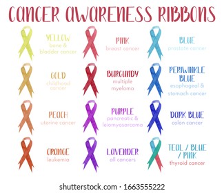 697 Cancer Ribbon All Colour Images, Stock Photos & Vectors | Shutterstock