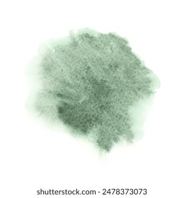 Watercolor backdrop template. Abstract stains texture design element in calming green hues. Refreshing hand painted ink spill background for invitation, save the date, wedding, postcard, quotes - Powered by Shutterstock - Get 15% off with code: PIKWIZARD15