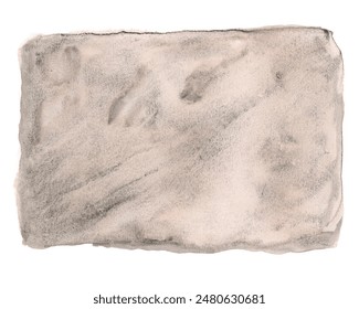 Watercolor backdrop template. Abstract stains texture design element in grey beige hues. Rustic taupe hand painted paint spill background for invitation, save the date, wedding, postcard, quotes - Powered by Shutterstock