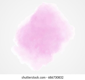 Similar Images, Stock Photos & Vectors of Light Pink Round Watercolor