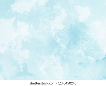 Watercolor Background Abstract Pastel Blue Texture Stock Illustration ...