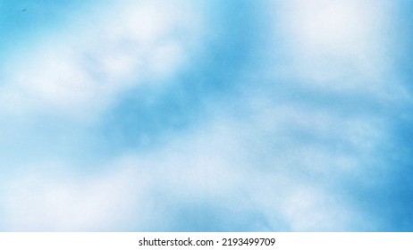 Watercolor background clean sky snow in the breeze  blue beige tones 