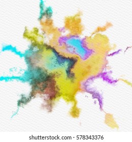 Watercolor Background Paper Abstract Illustration Stock Illustration