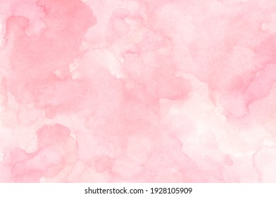 Watercolor Background Texture Soft Pink.