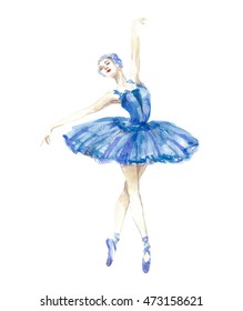 Watercolor Ballerina