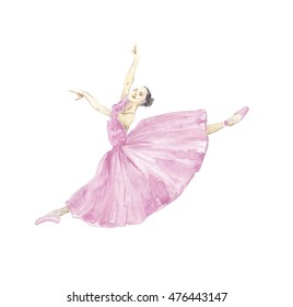 Watercolor Ballerina