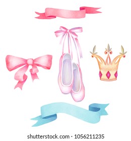 pink ballet boots
