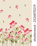 Watercolor banner of cacti and succulent plants isolated on white background. Flower illustration for your projects, greeting cards and invitations.
