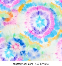 Watercolor Batik. Artistic Illustration. Watercolor Batik Texture. Bright Colors Dyed Print. Vibrant Acrylic Background. Beautiful Fashion Kaleidoscope. Magic Fantasy Dirty Painting.