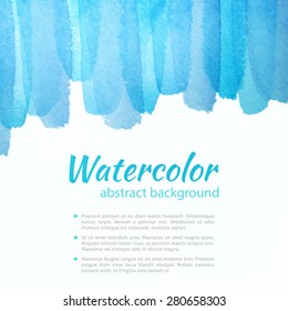 Watercolor Blue Background  Watercolor art photoshop grain   blue colorful art bit mapped graphics  Graphic arts are raster  Abstract shape for Business background presentation   advertising 