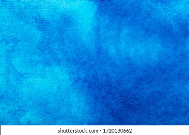 Watercolor blue background, texture  paper