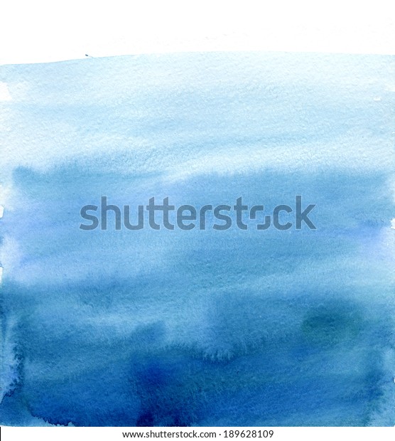 空や海水のような水の色の青のグラデーション のイラスト素材