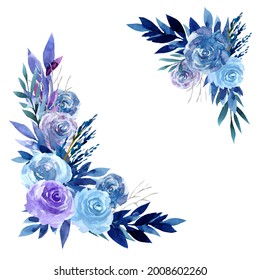 3,857 Purple blue flowers corner Images, Stock Photos & Vectors ...