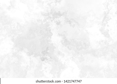 Watercolor chaotic texture  Abstract grey white background 