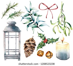 2,554 Watercolor Christmas Lantern Images, Stock Photos & Vectors ...