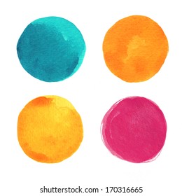 Download Watercolor Circles High Res Stock Images Shutterstock