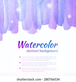 Watercolor Colorful Background  Watercolor photoshop grain   grunge vintage purple bit mapped graphics  Graphic arts are raster  Abstract shape for Businessbackground presentation   advertising 