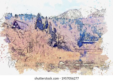 合掌造り のイラスト素材 画像 ベクター画像 Shutterstock