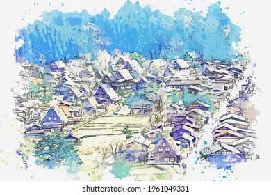 合掌造り のイラスト素材 画像 ベクター画像 Shutterstock