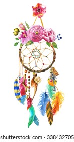 Watercolor Dream Catcher