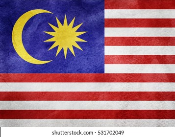 Watercolor Flag Background Malaysia Stock Illustration 531702049 ...