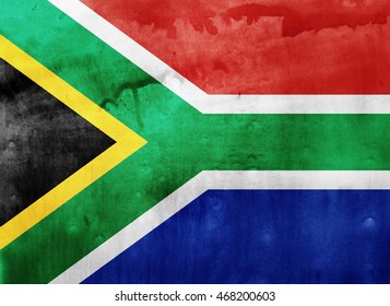 Watercolor Flag Background South Africa Stock Illustration 468200603 ...