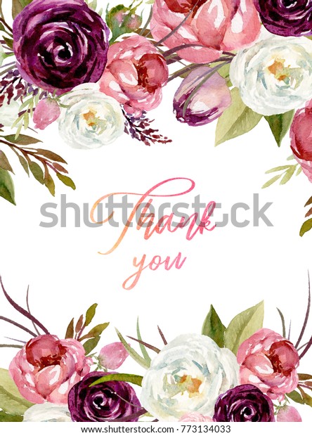 水彩の花柄の枠 縁 結婚式 記念日 誕生日 招待状 ロマンチックなイベント用のカラフルな花のイラスト 白い背景に花と花の組成 のイラスト素材